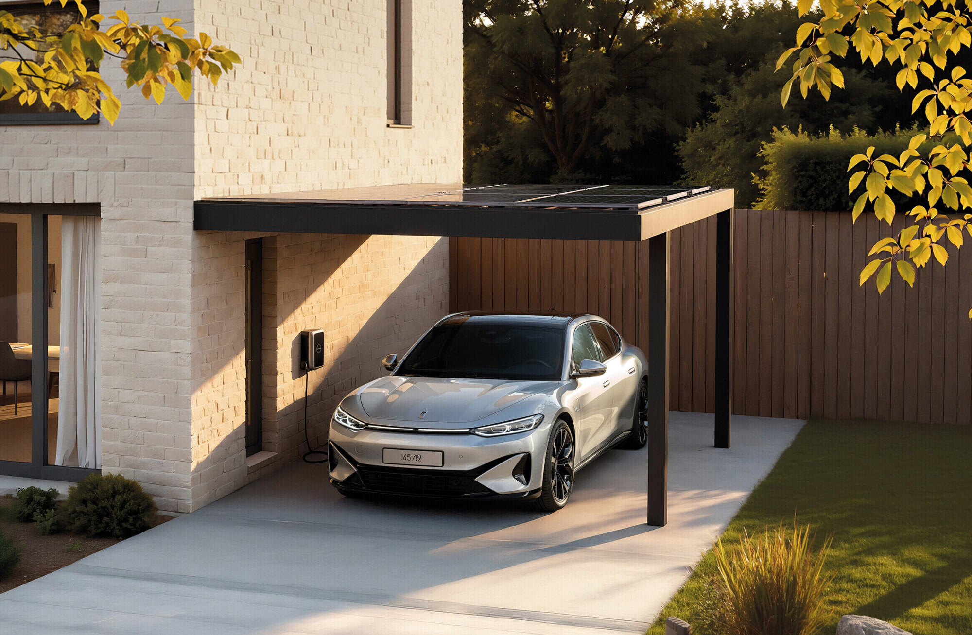 Arqos carport enkel Gardival 2